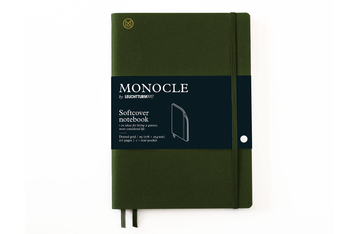 LEUCHTTURM1917 Monocle Dotted Notebook Hardcover B5 Olive